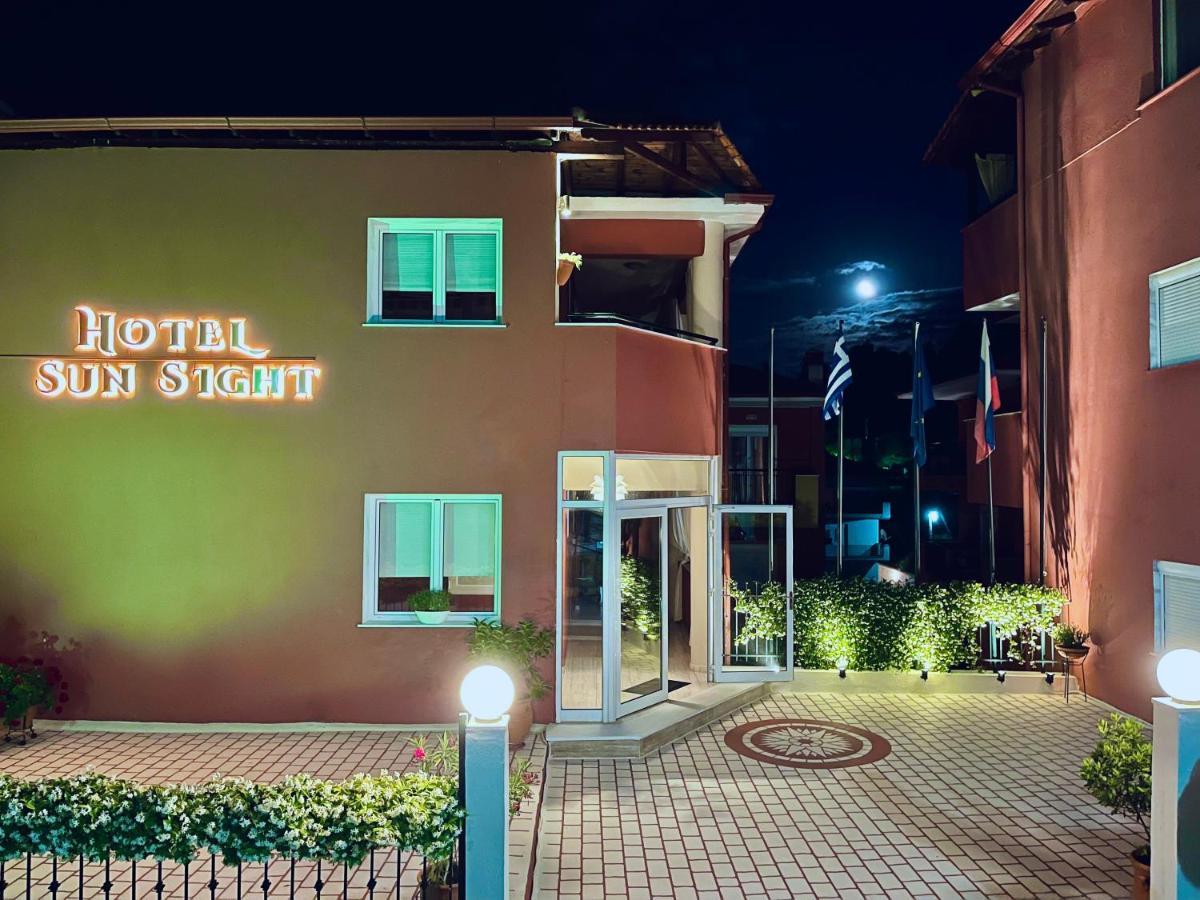 Hotel Sun Sight Pefkochori Exterior foto